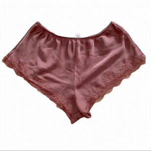 Victoria’s Secret satin pyjamas shorts lace trim